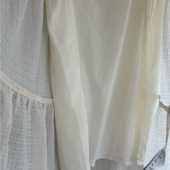 Divided Ivory Tiered Mini Dress - Picture 3 of 8